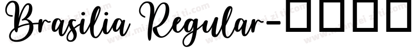 Brasilia Regular字体转换